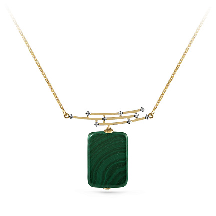 Колье из желтого золота