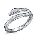 Кольцо из белого золота с бриллиантами