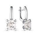 Серьги с английским замком из серебра