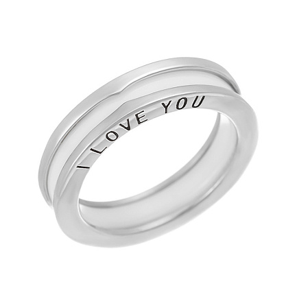 Кольцо из серебра с керамикой