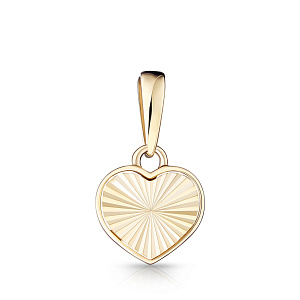 Подвеска из желтого золота