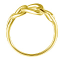 Кольцо из серебра с позолотой