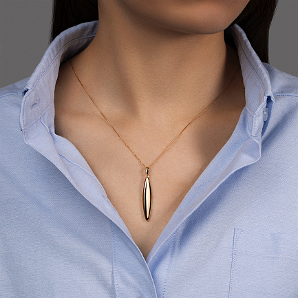 Подвеска из желтого золота