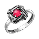 Кольцо из серебра с ониксом