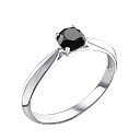 Кольцо из белого золота с бриллиантом