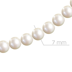 Бусы из серебра с жемчугом