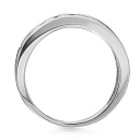 Кольцо из белого золота с фианитами