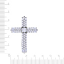 Подвеска из серебра с фианитом