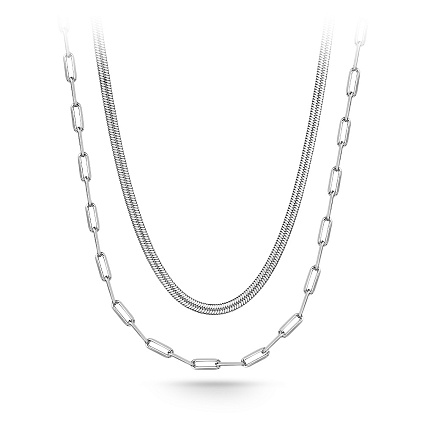 Колье из серебра