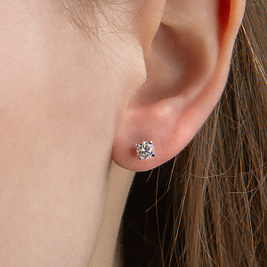 Серьги Пусеты