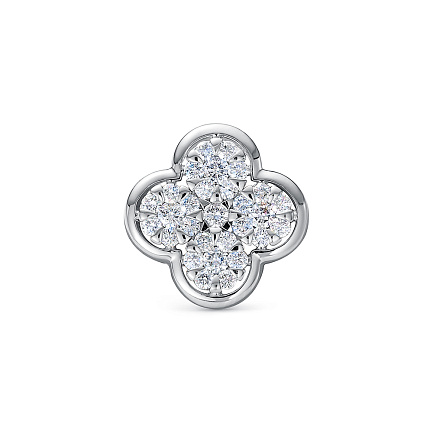 Подвеска из белого золота с бриллиантами