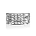 Кольцо из серебра с фианитами