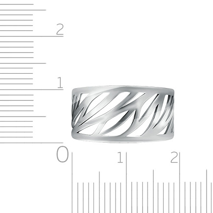 Кольцо из серебра без вставок