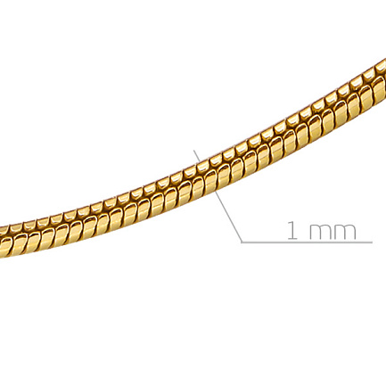 Цепь автомат из серебра с позолотой, плетение панцирное