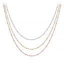 Колье из серебра с позолотой