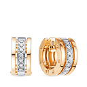 Серьги из красного золота с бриллиантами