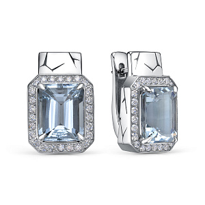 Серьги с английским замком 12-12021-10300
