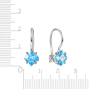 Серьги детские из серебра