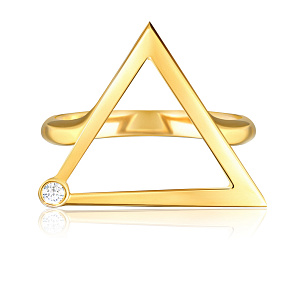 Кольцо из желтого золота