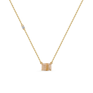 Колье из желтого золота