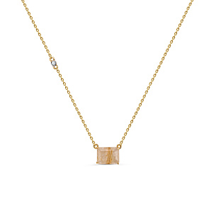 Колье из желтого золота