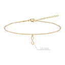 Браслет декоративный из красного золота