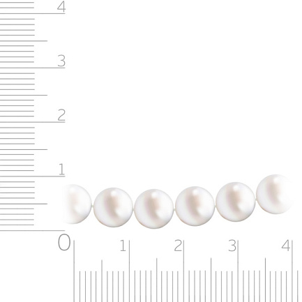 Бусы из красного золота с жемчугом