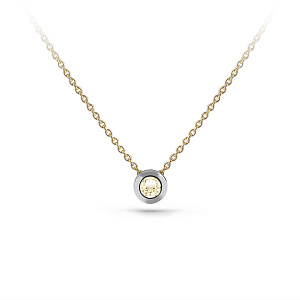 Колье из желтого золота