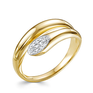 Кольцо из золота с бриллиантом