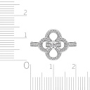 Кольцо из белого золота с бриллиантами