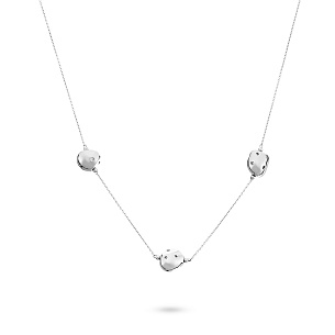 Колье из серебра с циркониями