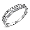 Кольцо из белого золота с бриллиантами