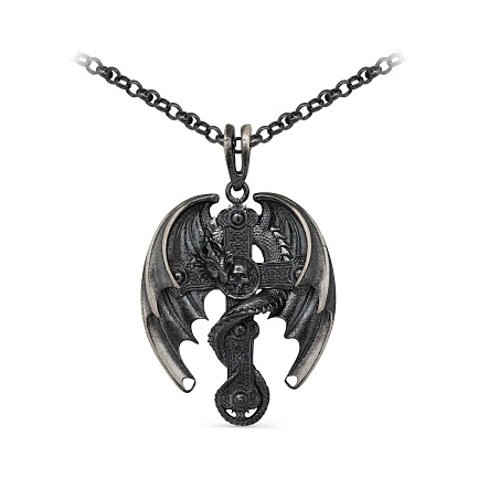 Колье из серебра