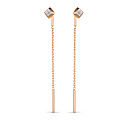 Серьги из красного золота с бриллиантами