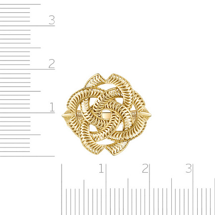 Кольцо из желтого золота