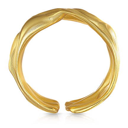 Кольцо из серебра с позолотой