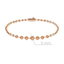 Браслет из красного золота