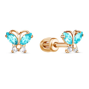 Серьги Пусеты