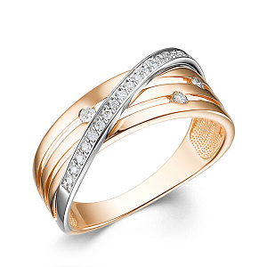 Кольцо из красного золота