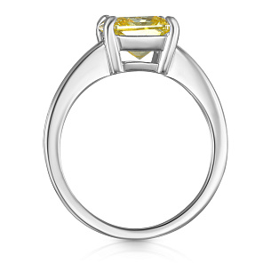 Кольцо из серебра с цирконием