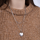 Подвеска из серебра с фианитом