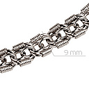 Цепь ручной работы из серебра