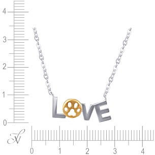 Колье из серебра