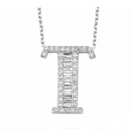 Колье из белого золота с бриллиантами