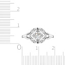 Кольцо из белого золота с бриллиантом