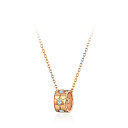 Колье из красного золота с бриллиантами