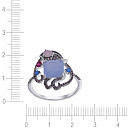 Кольцо из серебра с фианитом