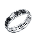 Кольцо из белого золота