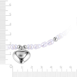 Колье из серебра с жемчугом