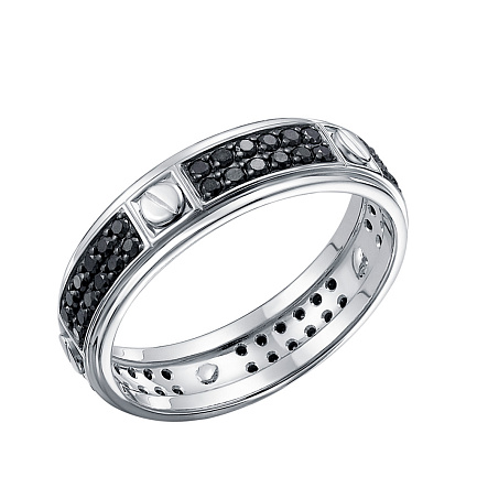 Кольцо из белого золота